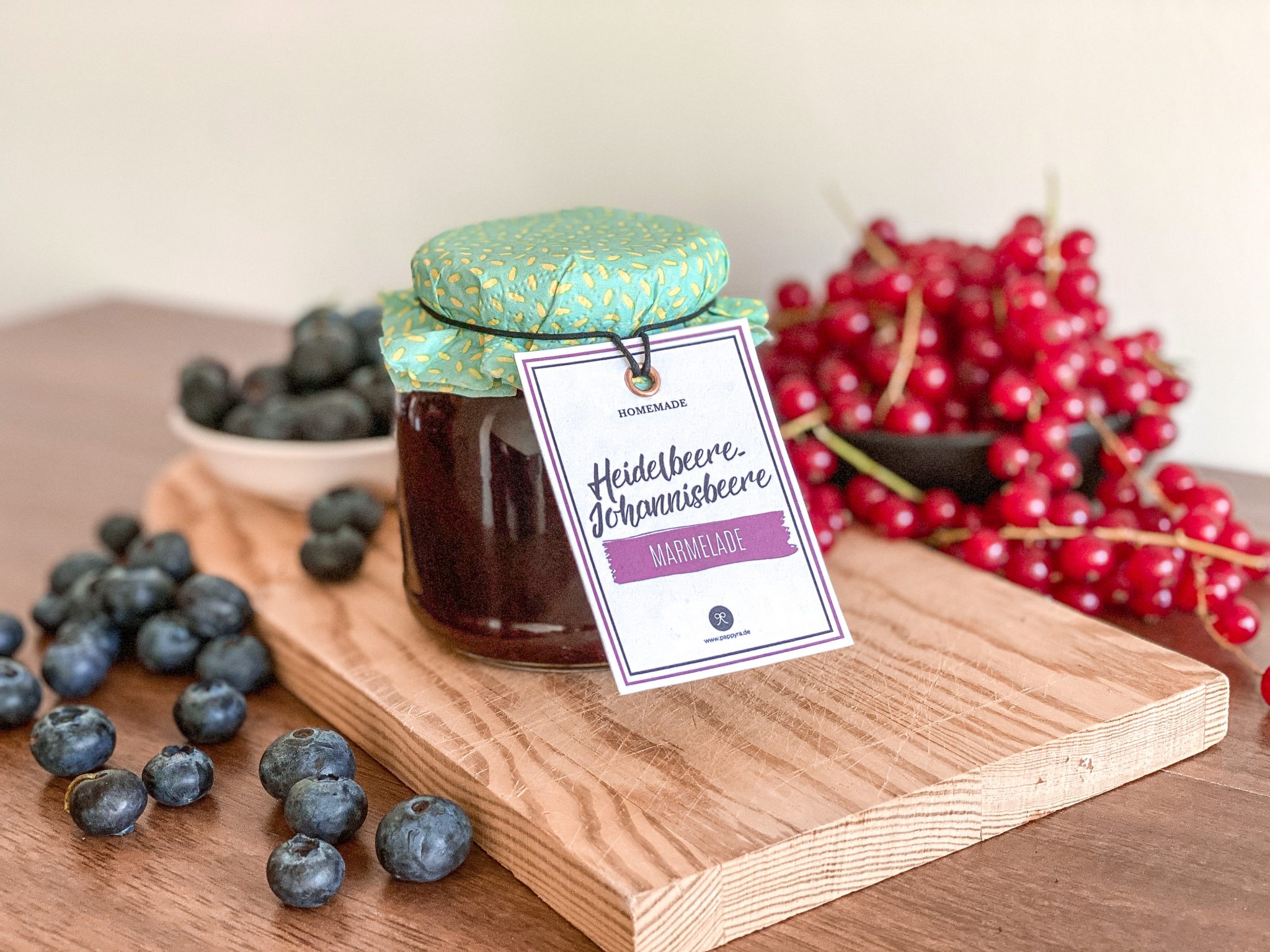 Heidelbeere-Johannisbeere-Marmelade | Pappyra