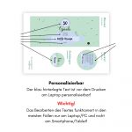 Editierbare Druckvorlage für ein Muttertagsgeschenk