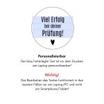 Personalisierbare "Viel Glück" Anhänger.