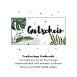 Vorderseite der Druckvorlage "Gutschein Zeit zu zweit".