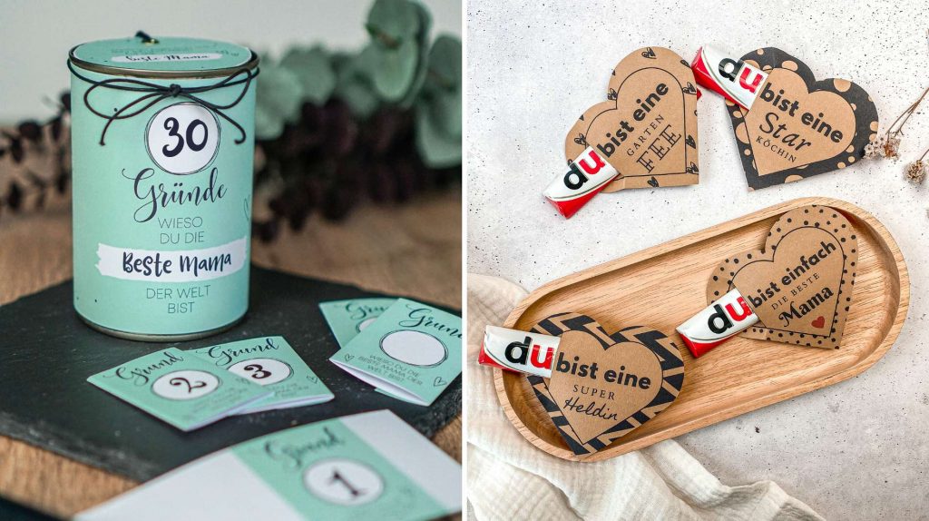4 kreative Geschenkideen zum Muttertag