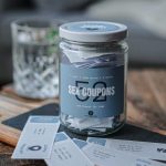 Sex Coupons für ihn in einem Glas.