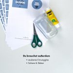 Last Minute Valentintagsgeschenk für ihn zum downloaden und ausdrucken.