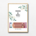 Personalisiertes Poster zum Ausdrucken als Hochzeitsgeschenk