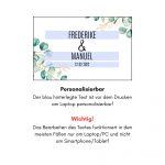 Editierbares Hochzeitsgeschenk
