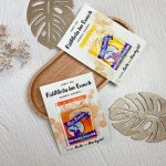 Zwei Glückwunschkarten zur Hochzeit mit dem Spruch "Damit das Kribbeln im Bauch niemals aufhört. Alles Liebe zur Hochzeit" - einmal in der Variation Brause Zitone und einmal Brause Orange.