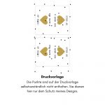 Druckvorlage für die Heart of Gold-Karte