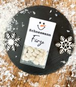 Printable Geschenkidee „Schneemann-Fürze“ – lustige Druckvorlage für Tic-Tac-Verpackung zum Ausdrucken