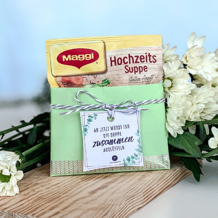 Last Minute Hochzeitsgeschenke zum selbst basteln.