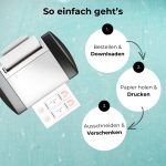 So einfach hast du dein Gutschein Geschenk in den Händen: 1. Bestellen & Downloaden 2. Papier holen & drucken 3. Ausschneiden & verschenken.