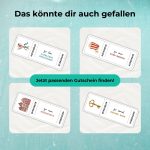 Passenden Gutschein für deine Gutscheinkarte bzw. Gutscheinhülle finden.