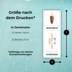 Die Candle Light Döner Gutschein Vorlage hat nach dem Drucken die Maße 14cm x 5cm – abhängig von deinen Druckeinstellungen!