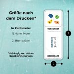 Die Gutschein Bouldern Vorlage hat nach dem Drucken die Maße 14cm x 5cm – abhängig von deinen Druckeinstellungen!