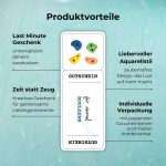 Produktvorteile der Gutschein Bouldern Vorlage: Last Minute Geschenk – unkompliziert daheim ausdrucken; Zeit statt Zeug – Kreatives Geschenk für gemeinsame Lieblingsmomente; Liebevoller Aquarellstil – zauberhaftes Design, das Lust auf mehr macht; Individuelle Verpackung – mit passenden Gutscheinkarten und -hüllen kombinierbar