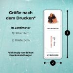 Die Gutschein Mädelstag Vorlage hat nach dem Drucken die Maße 14cm x 5cm – abhängig von deinen Druckeinstellungen!