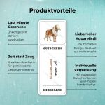 Produktvorteile der Gutschein Ponyreiten Vorlage: Last Minute Geschenk – unkompliziert daheim ausdrucken; Zeit statt Zeug – Kreatives Geschenk für gemeinsame Lieblingsmomente; Liebevoller Aquarellstil – zauberhaftes Design, das Lust auf mehr macht; Individuelle Verpackung – mit passenden Gutscheinkarten und -hüllen kombinierbar