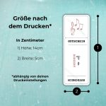 Die Konzert Gutschein basteln Vorlage hat nach dem Drucken die Maße 14cm x 5cm – abhängig von deinen Druckeinstellungen!