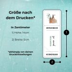 Die Wellness Gutschein Vorlage hat nach dem Drucken die Maße 14cm x 5cm – abhängig von deinen Druckeinstellungen!