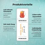 Produktvorteile der Weihnachts-Gutschein Vorlage für "Bastelspaß & Weihnachtszauber": Last Minute Geschenk unkompliziert daheim ausdrucken, ‚Zeit statt Zeug‘ für gemeinsame Lieblingsmomente, liebevoller Aquarellstil, individuelle Verpackung mit Karten und Hüllen kombinierbar