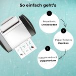 Bastelanleitung für den Adventskalender zum Ausdrucken: Gutschein auswählen, drucken, ausschneiden und verschenken.