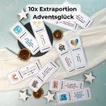 DIY Adventskalender mit der kompletten Auswahl an 50 liebevoll gestalteten Gutscheinideen aus allen Kategorien – ideal für Paare & Freunde.