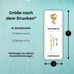 Die Auszeit in der Natur Gutschein Vorlage hat nach dem Drucken die Maße 14cm x 5cm – abhängig von deinen Druckeinstellungen!