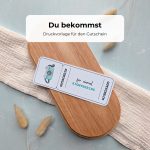 Gutschein Sightseeing Druckvorlage als PDF zum Downloaden. Auf dem Sightseeing-Gutschein ist ein türkisfarbener Fotoapparat im Aquarellstil abgebildet.